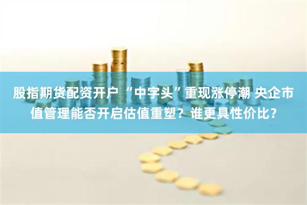 股指期货配资开户 “中字头”重现涨停潮 央企市值管理能否开启估值重塑？谁更具性价比？
